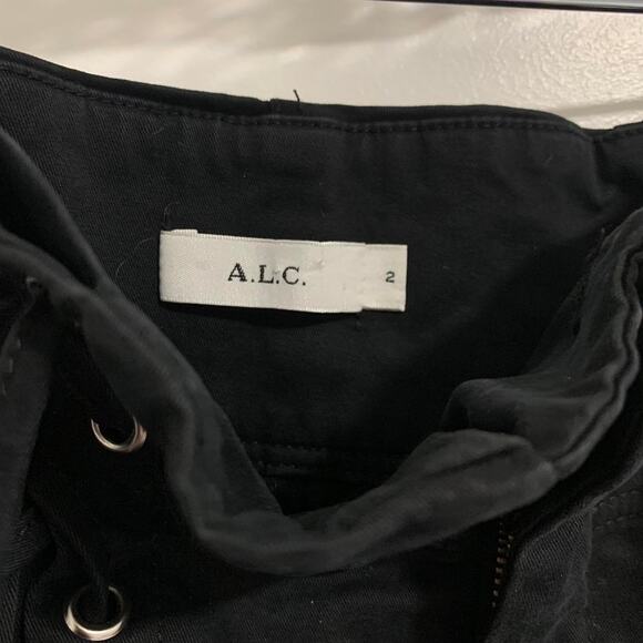 A.L.C. Black Lace-Up Pants Size 2 brand worn by Kim K - Picture 4 of 8